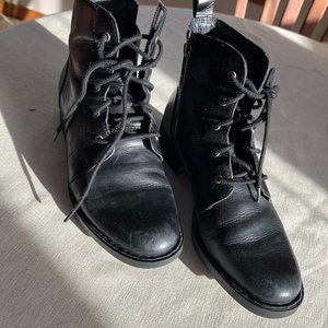 Born Leather Lace-up boots